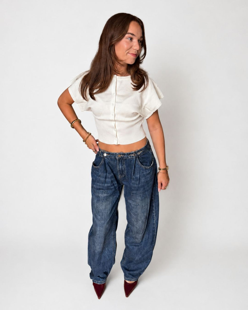 Button Jeans