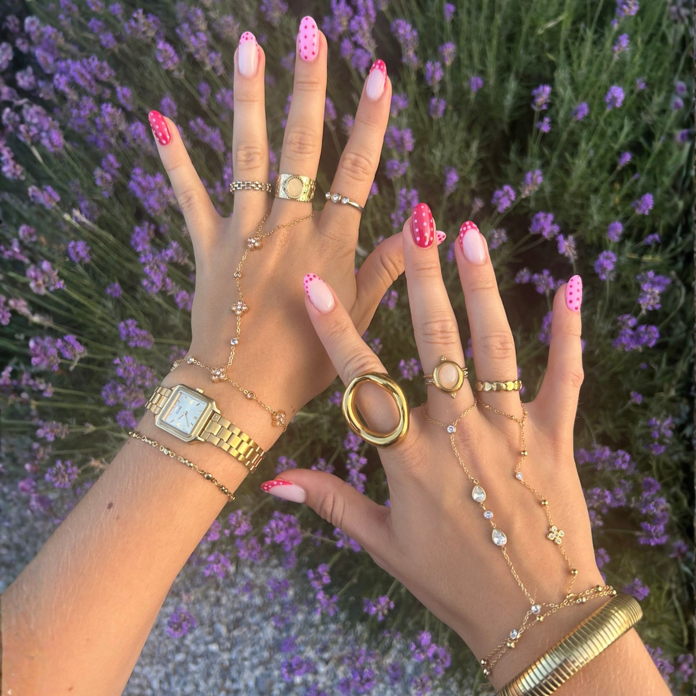 Handsieraad Golden Blossom