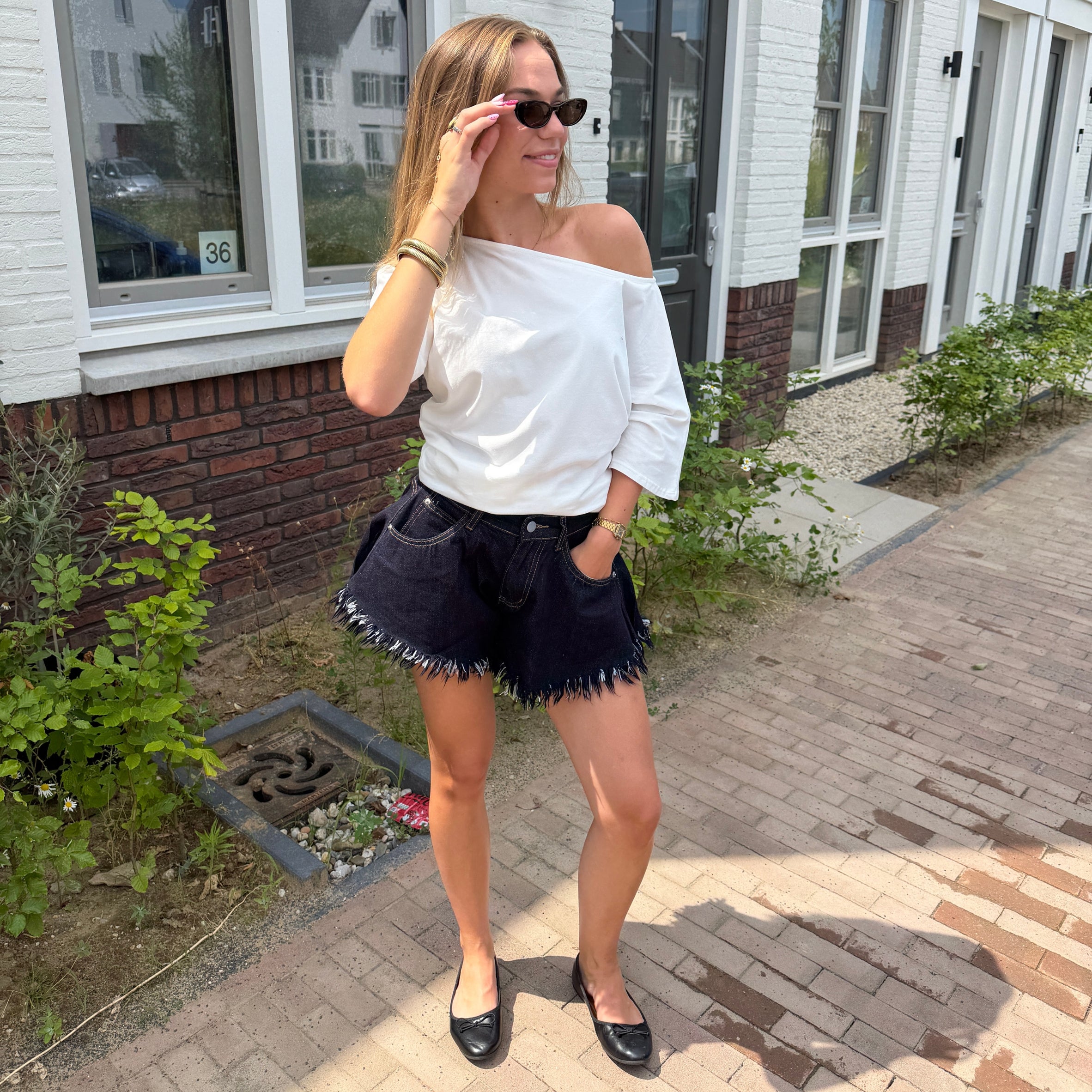 Raw Denim Shorts