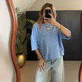 Oversized Tee Blauw