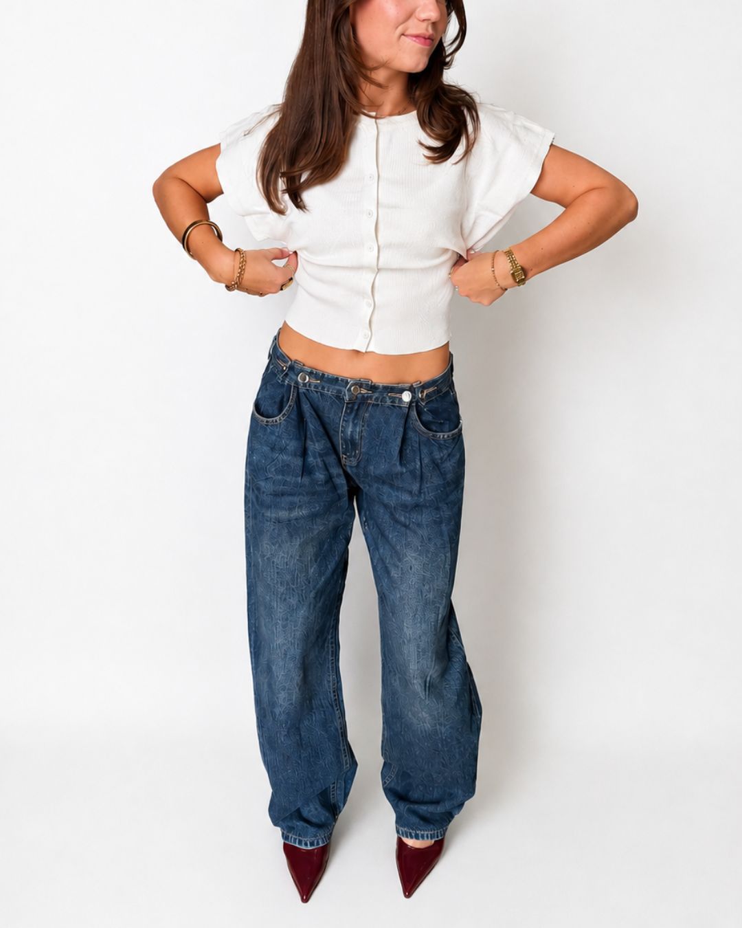 Button Jeans