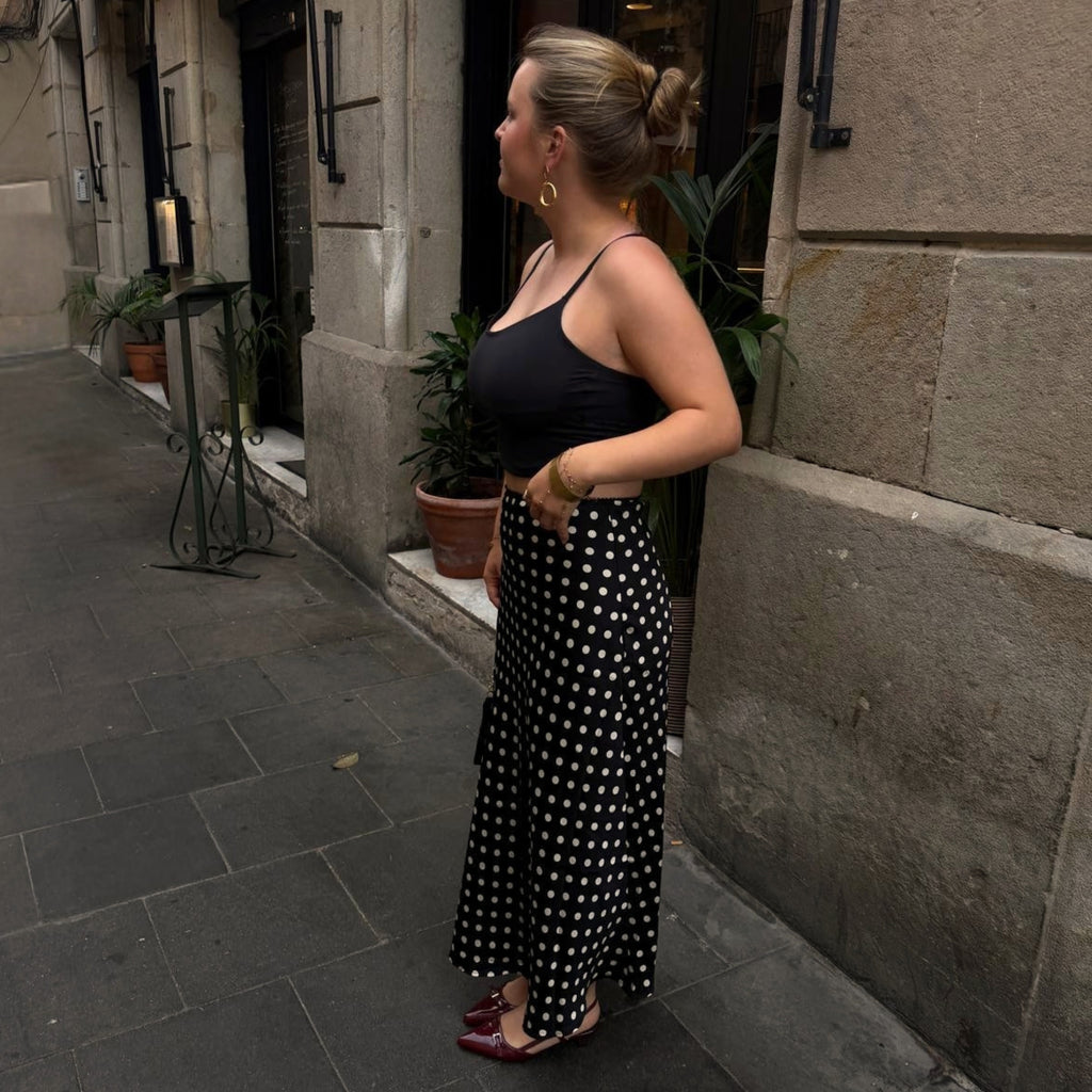 Polka Maxi Skirt