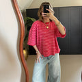 Oversized Tee Rood