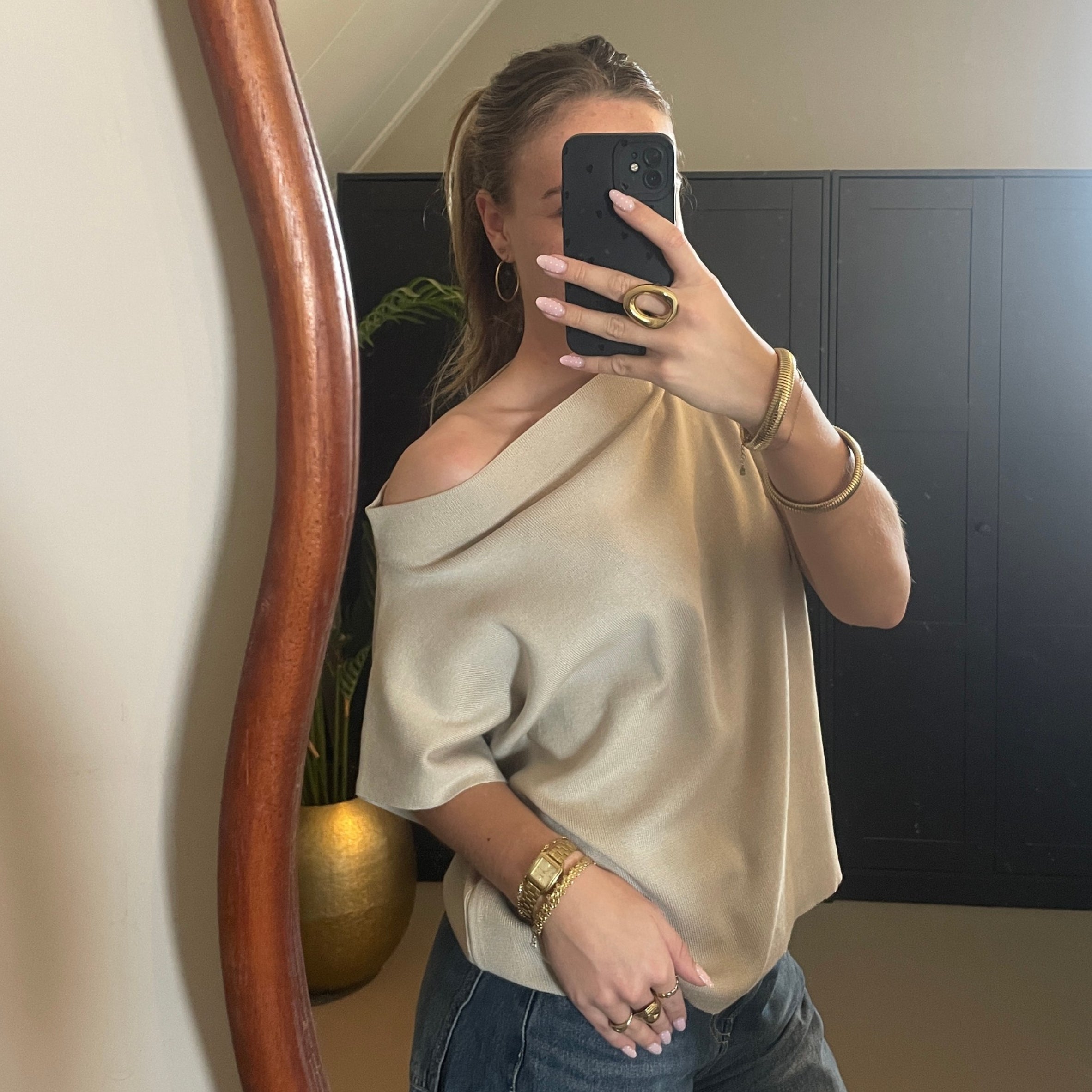 One-Shoulder Top