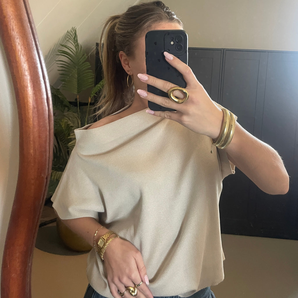 One-Shoulder Top