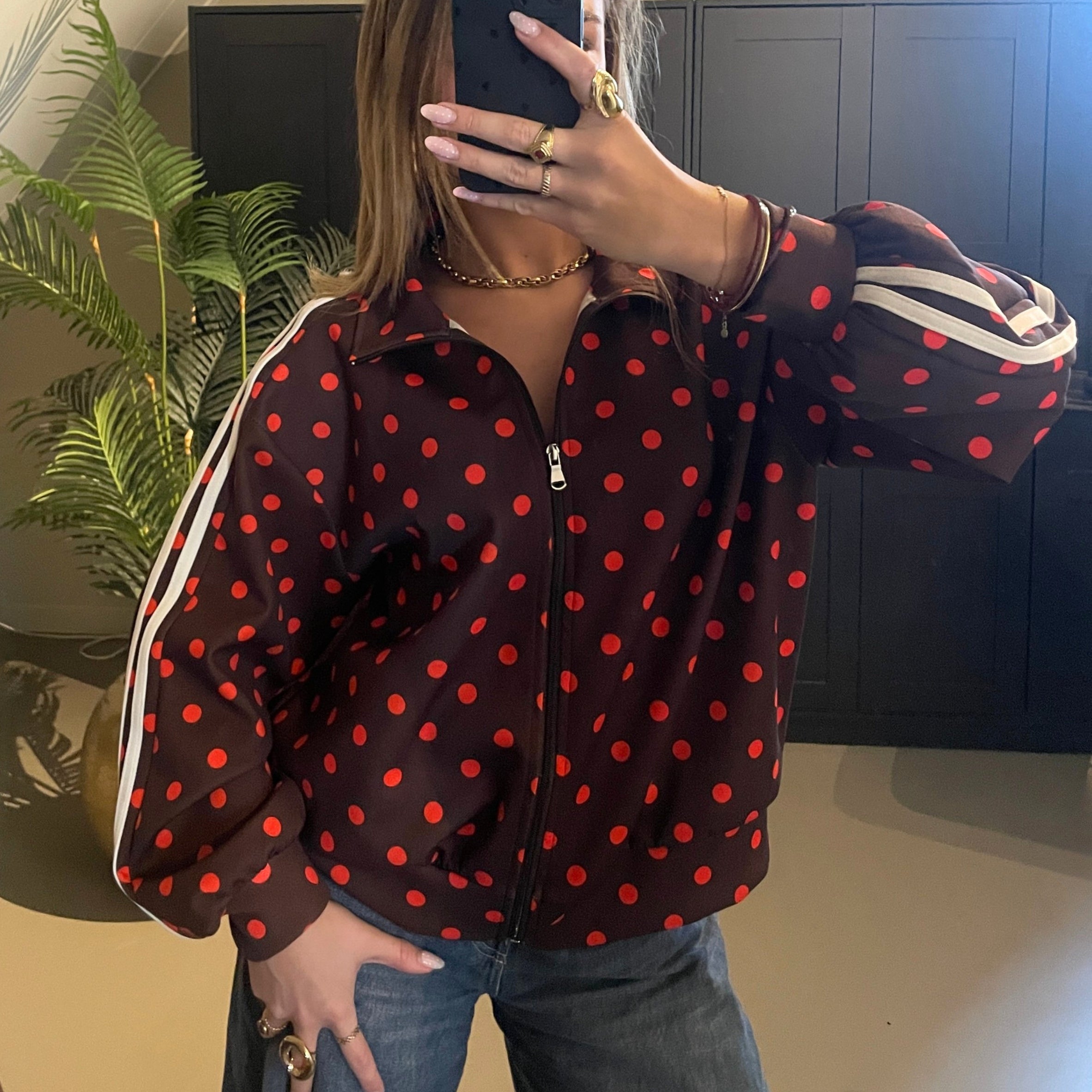 Polka Dot Vest Bruin